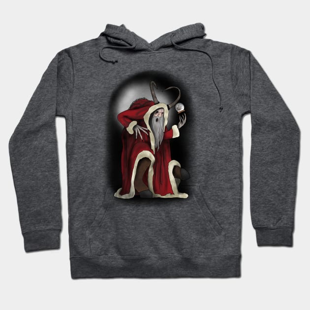 Krampus Christmas Hoodie by Creativv Arts